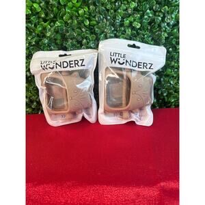 New Bundle of Two Brown Little Wonderz Brand Silicone Baby Teethers Gift